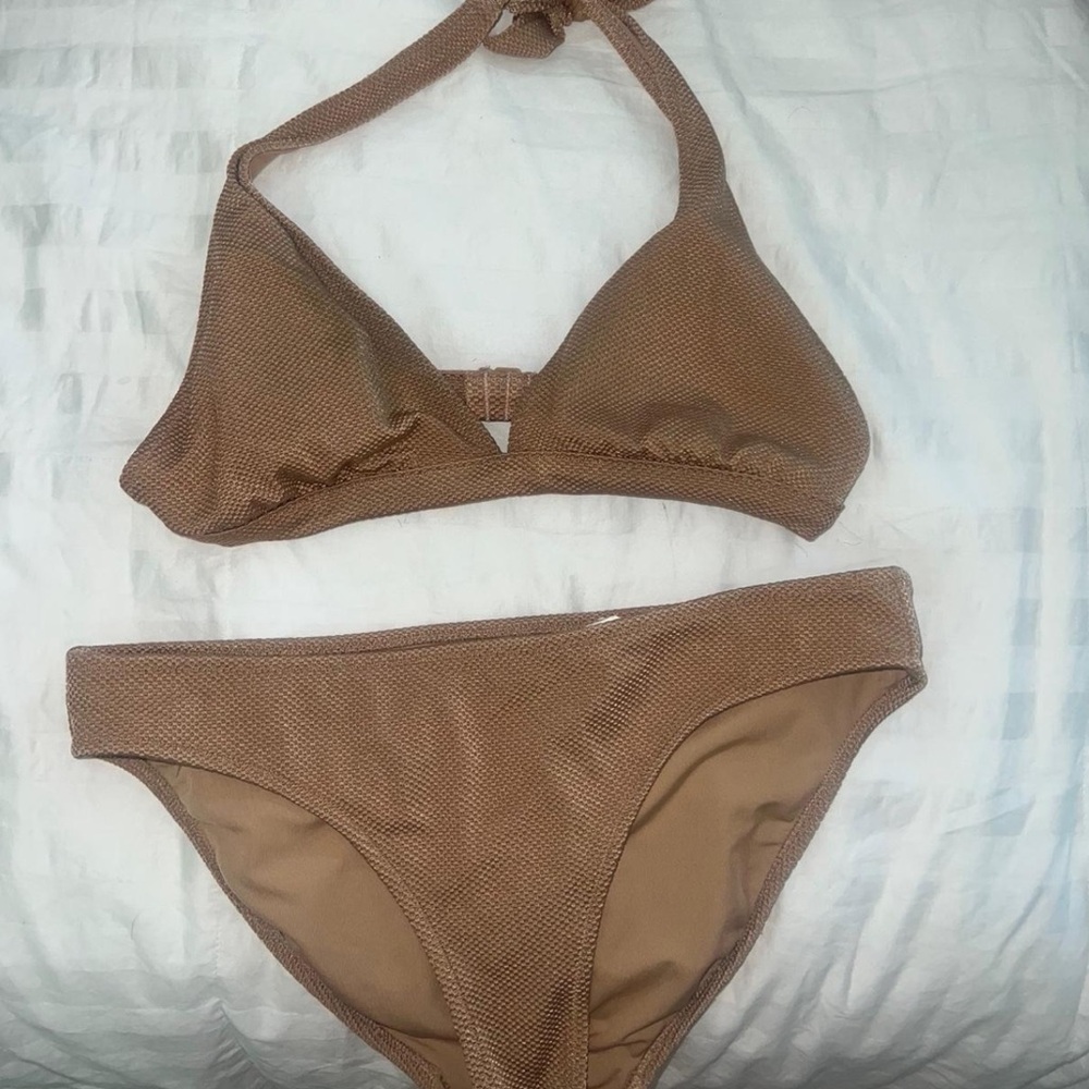 Aerie Brown Bikini Set